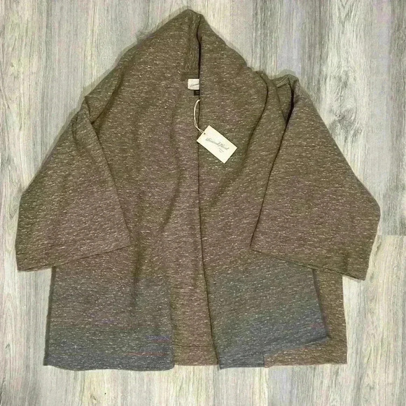 NWT Universal Thread Oversized Open-Front Cardigan Sweater Shrug Tan Size OSFM - Picture 1 of 9